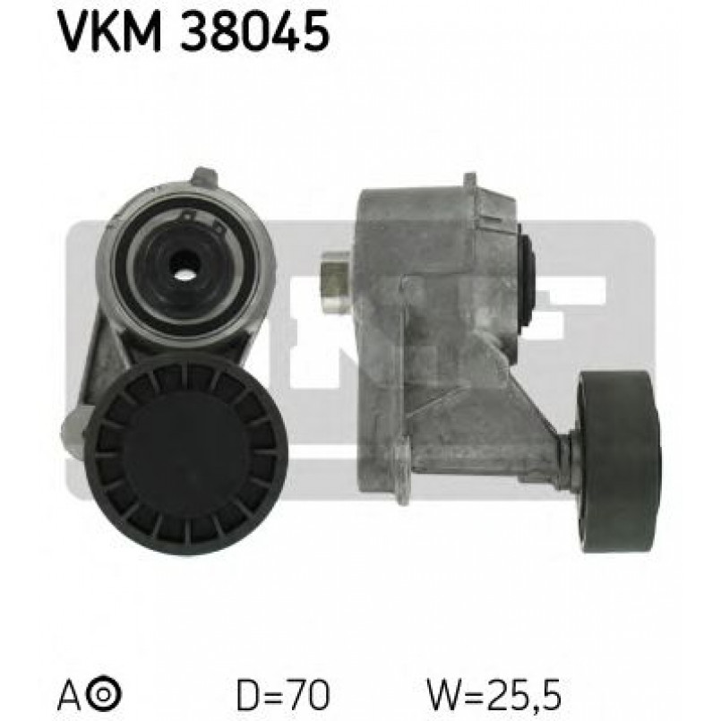 VKM 38045 SKF Натягувач поліклинового ременя